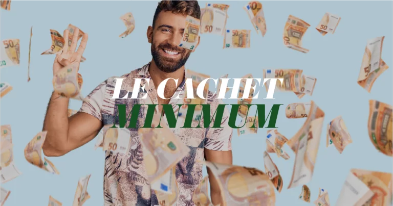 Infographie illustrant le cachet minimum pour un intermittent du spectacle en 2025