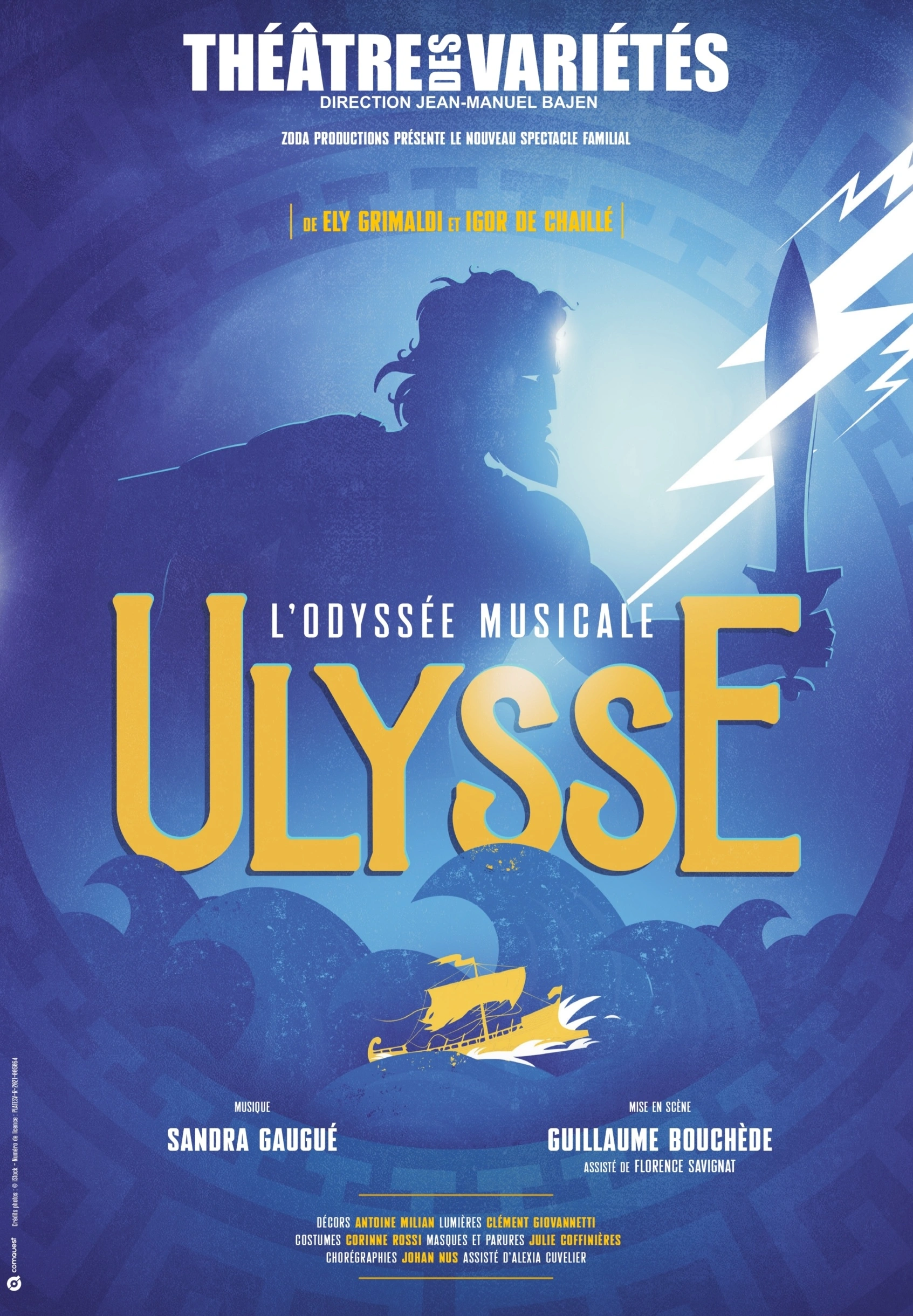 Affiche Ulysse, l’Odyssée musicale
