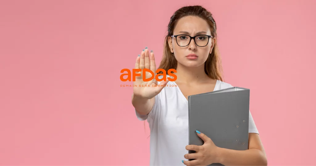 Demande de formation Afdas rejetée : intermittente tenant un dossier refusé